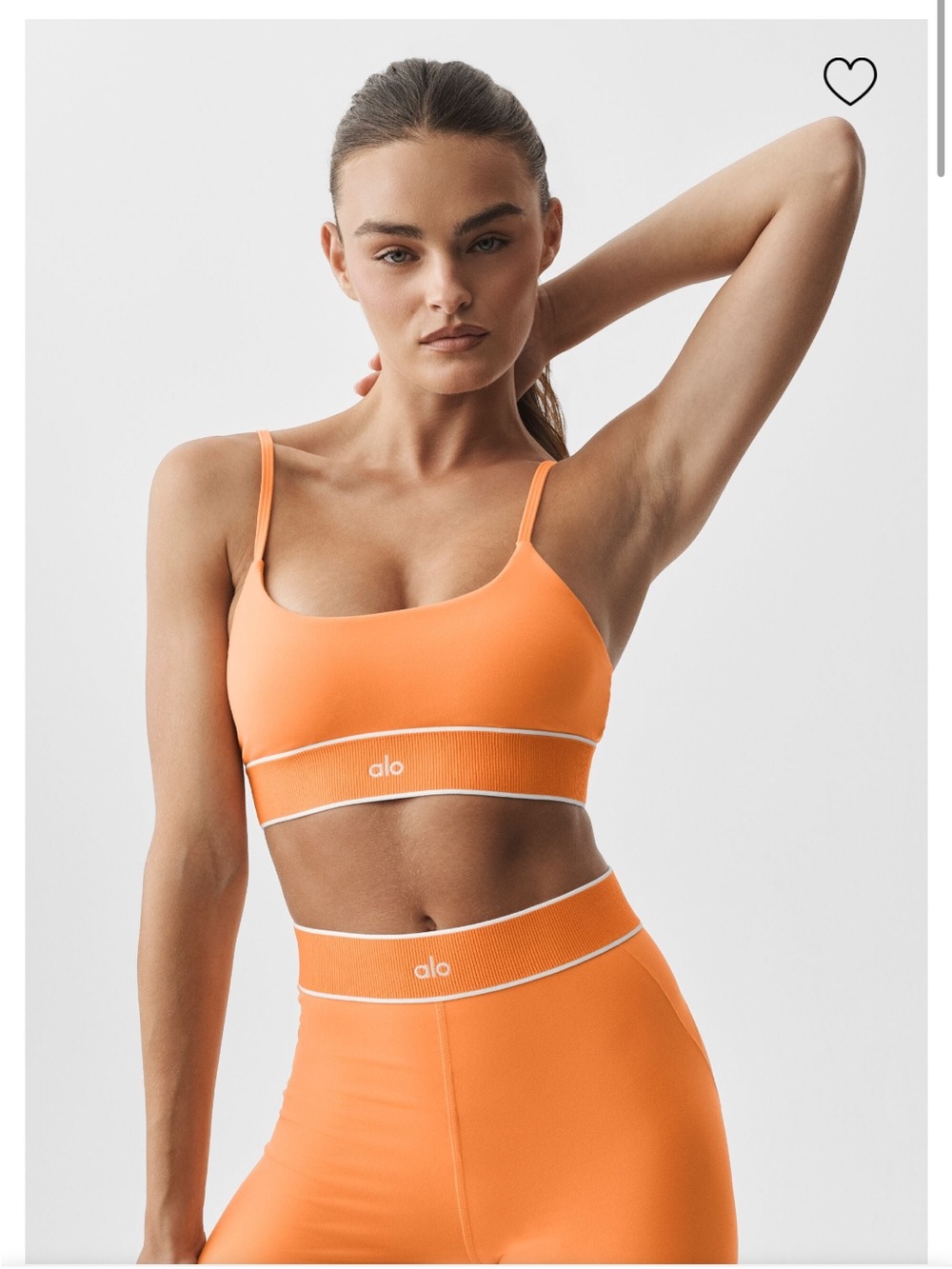 ALO Yoga Softsculpt Amp it Up Bra, Satsuma Breeze, S
